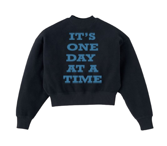 Cropped Crewneck Sweatshirt Back