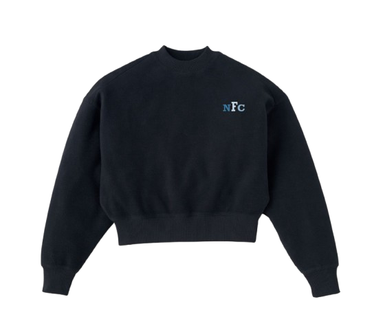 Cropped Crewneck Sweatshirt Front